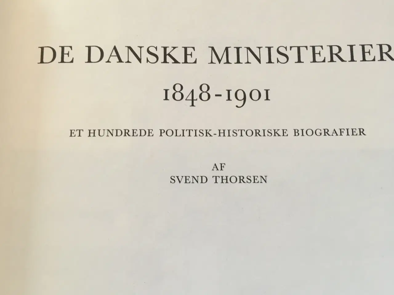 Billede 3 - De danske ministerier 