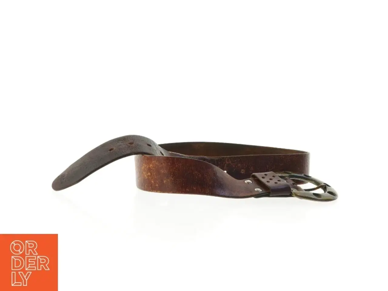 Billede 3 - Læderbælte (str. 109 x 4 cm)
