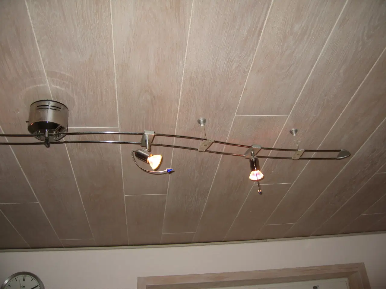 Billede 6 - Snoet loftlampe med 4 spot