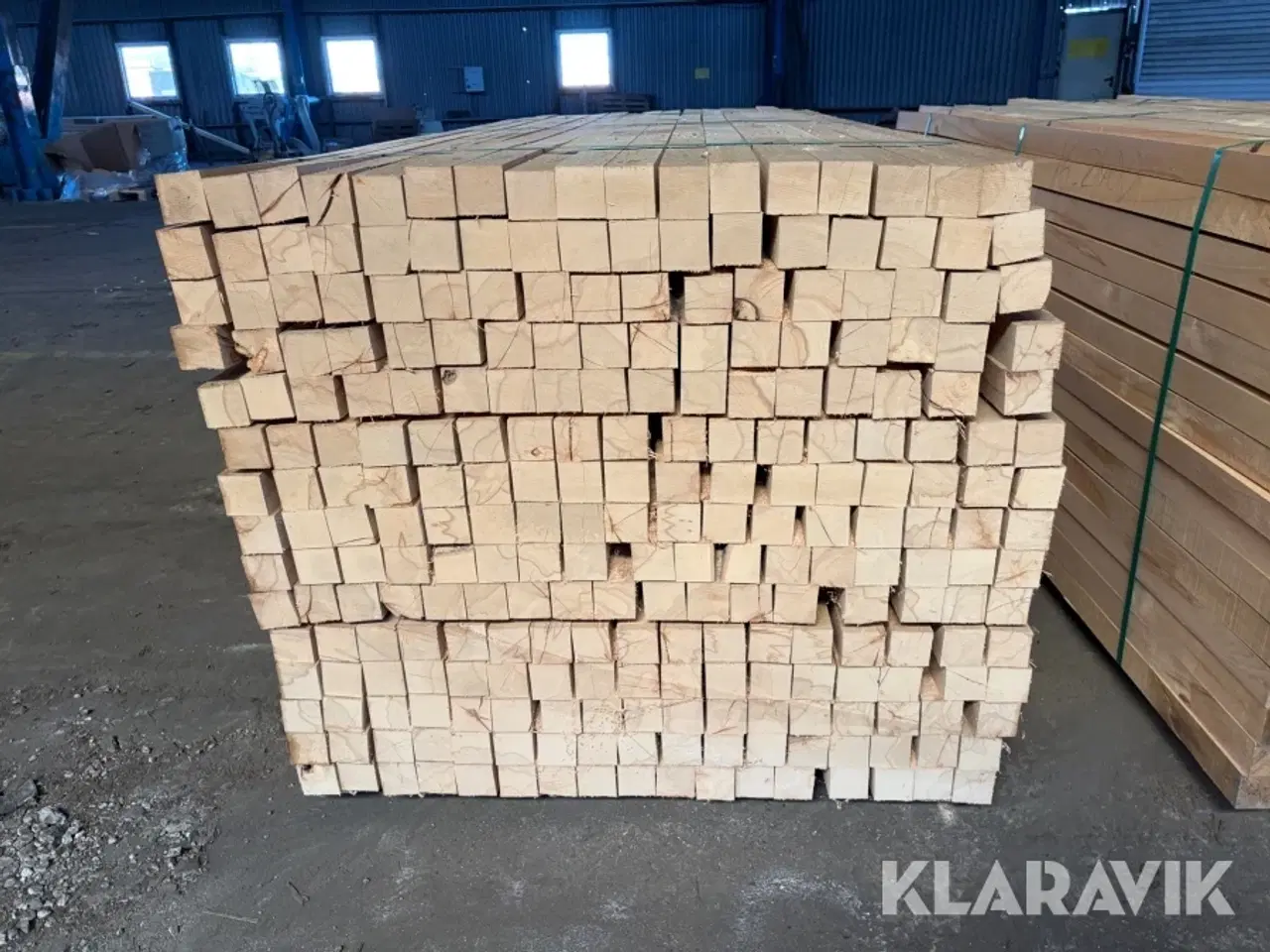 Billede 2 - Lægter ovntørret bøg - palle med 255 styk