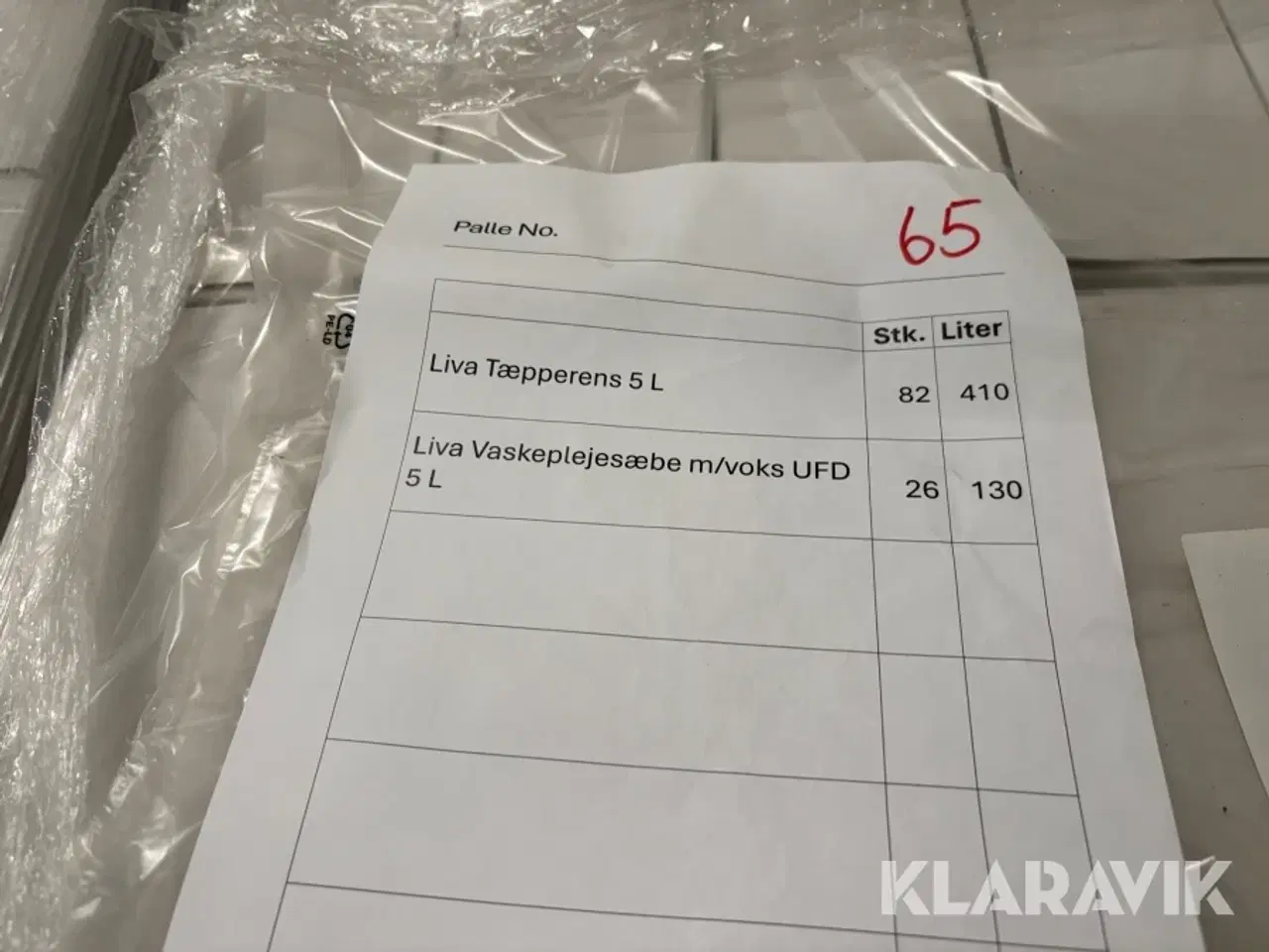 Billede 3 - Industrirengøring Respekt Danmark Liva 540 liter - 2 slags