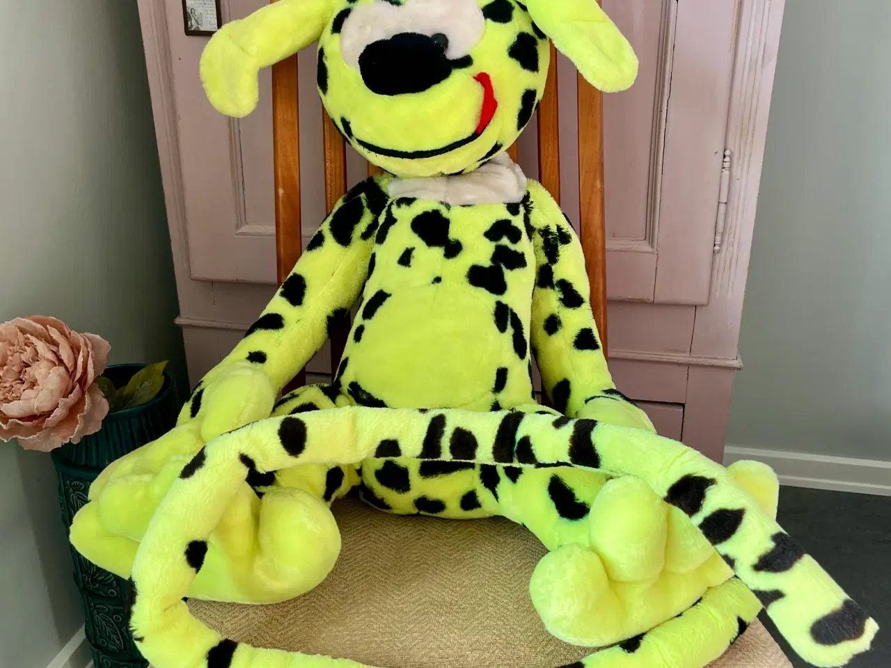 Billede 4 - Kæmpe stor Spirillen bamse - 80 cm + hale 160 cm