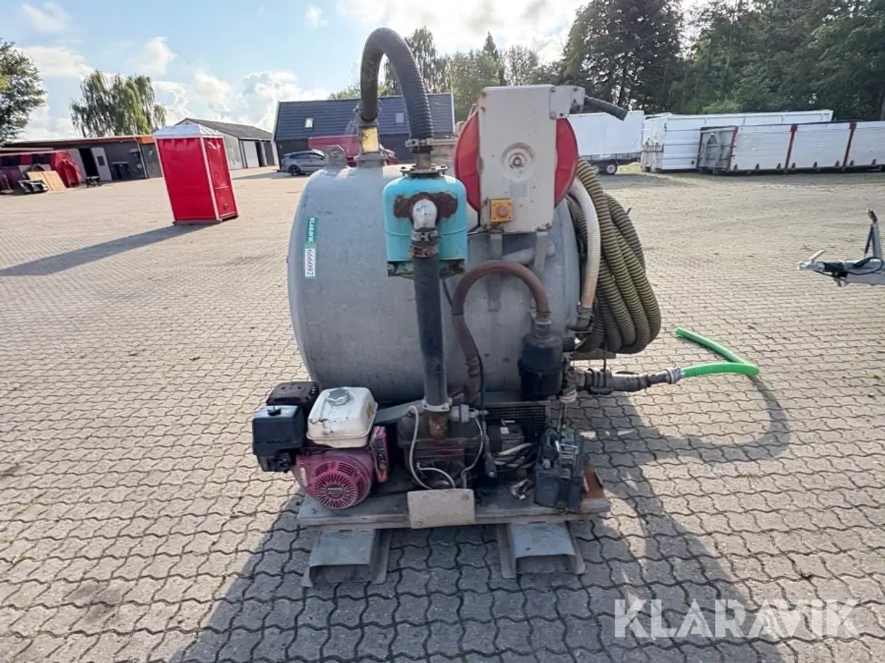 Billede 2 - Mobil slamsuger Global 1400 liters