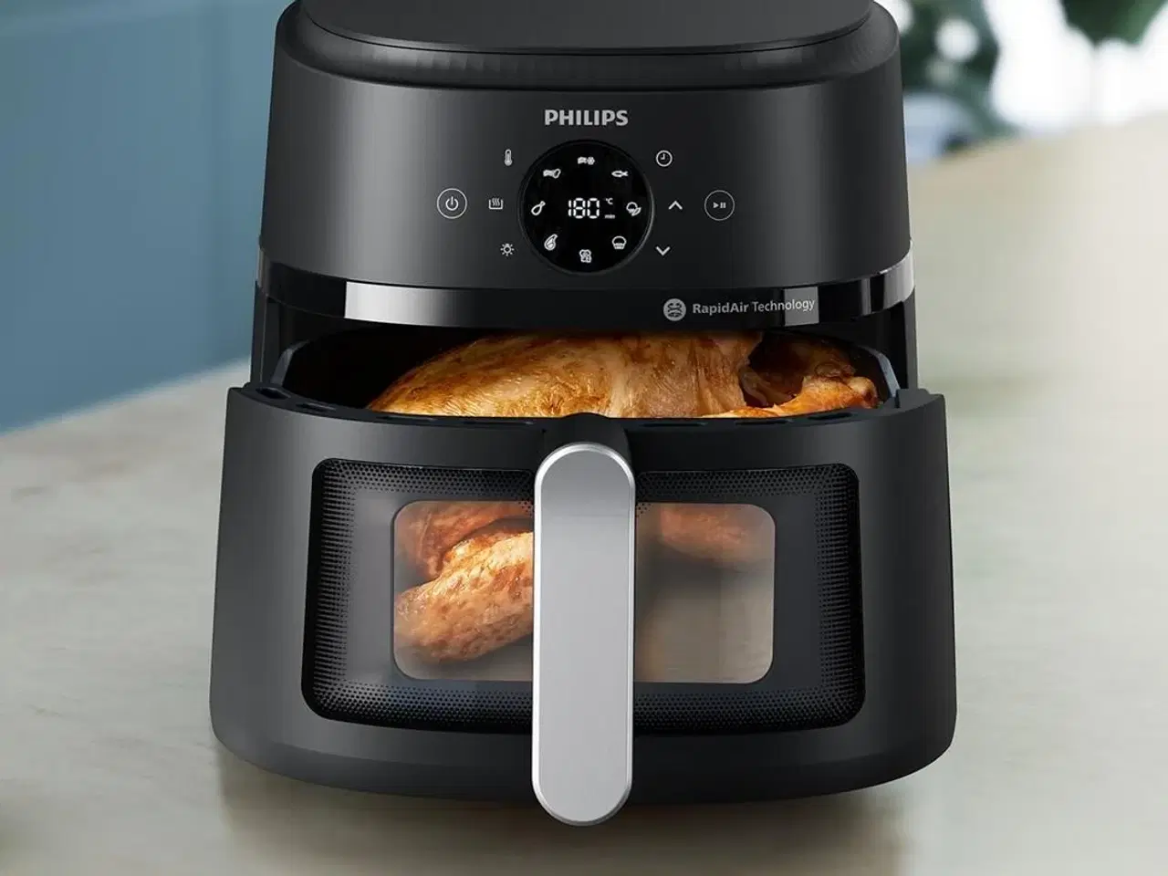 Billede 6 - Airfryer - Philips 2000 Series NA231/00, 6,2 l (sølv)
