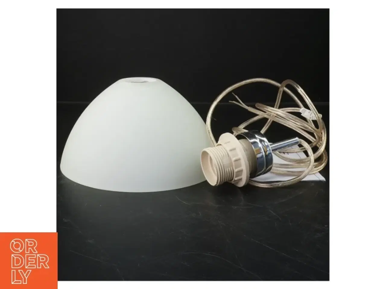 Billede 3 - Moderne glas pendellampe fra Halo Tech Design (str. Ø 19,5 cm)