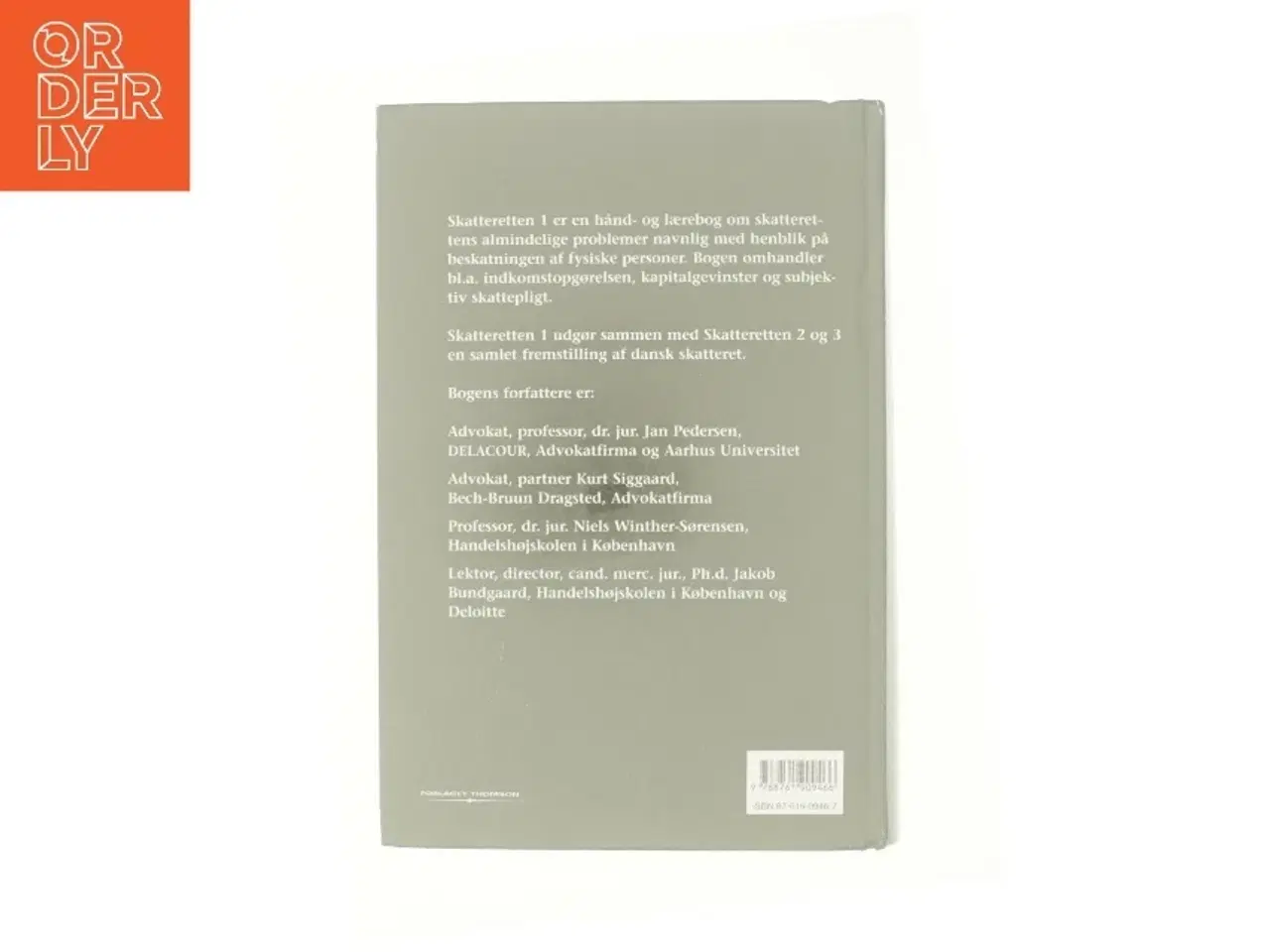 Billede 3 - Skatteretten. Bind 1, Skattesystemet, indkomstopgørelsen, kapitalgevinster, subjektiv skattepligt, arbejdsmarkedsbidrag, familiebeskatning af Jen