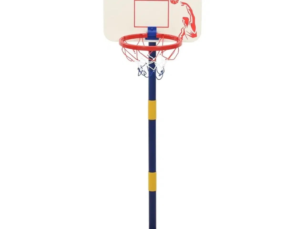 Billede 6 - Basketballstativ med bold og pumpe 90/121 cm justerbar højde