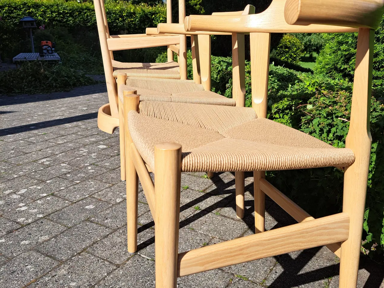 Billede 4 - Wegner stol PP68, af lakeret ask