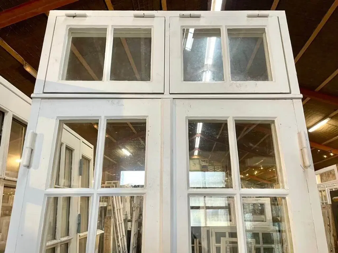 Billede 3 - Smuk, dobbelt terrassedør m. koblede rammer