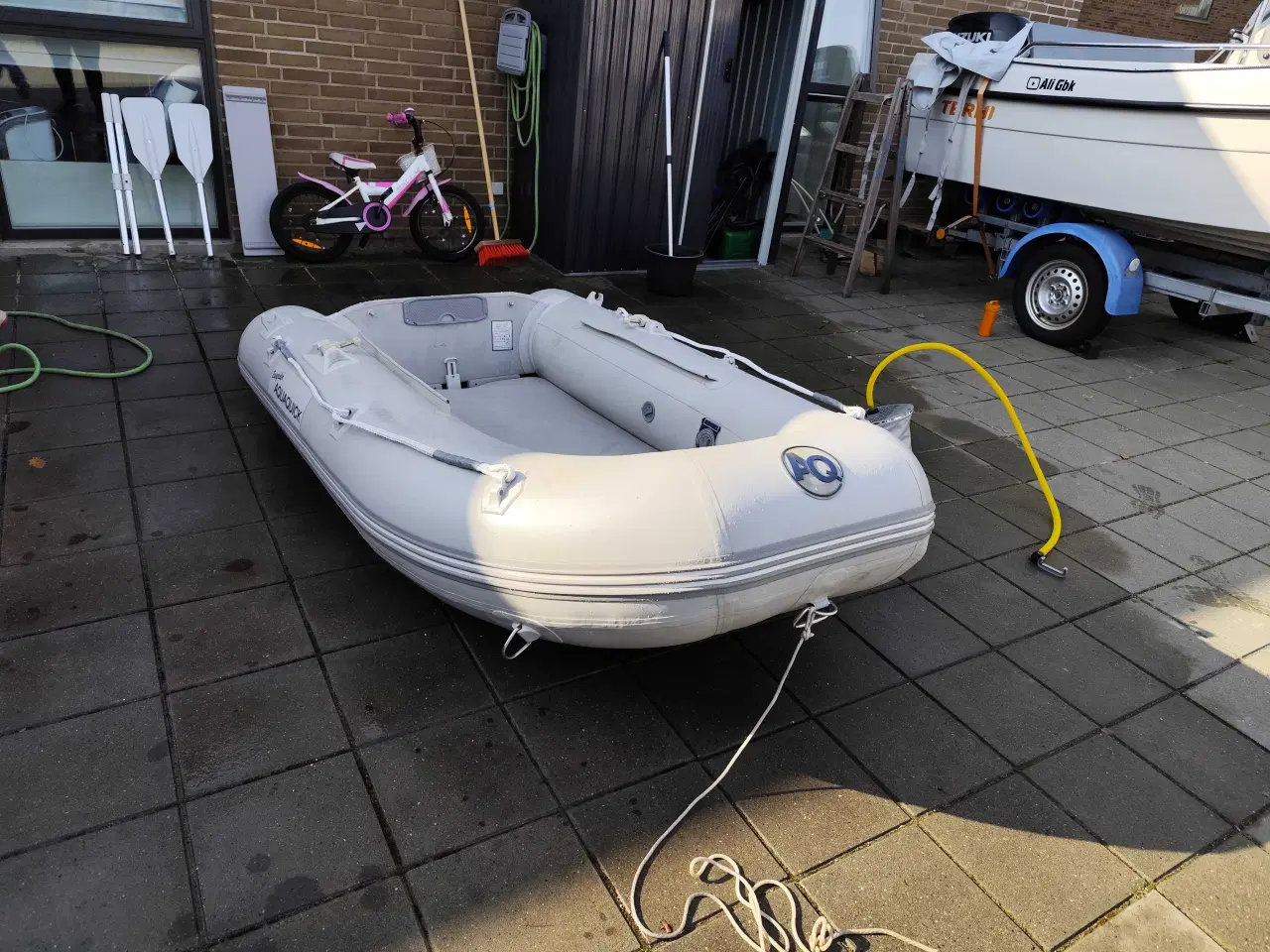 Billede 5 - Aquaquick Easy Rider gummibåd med oppustelig bund 