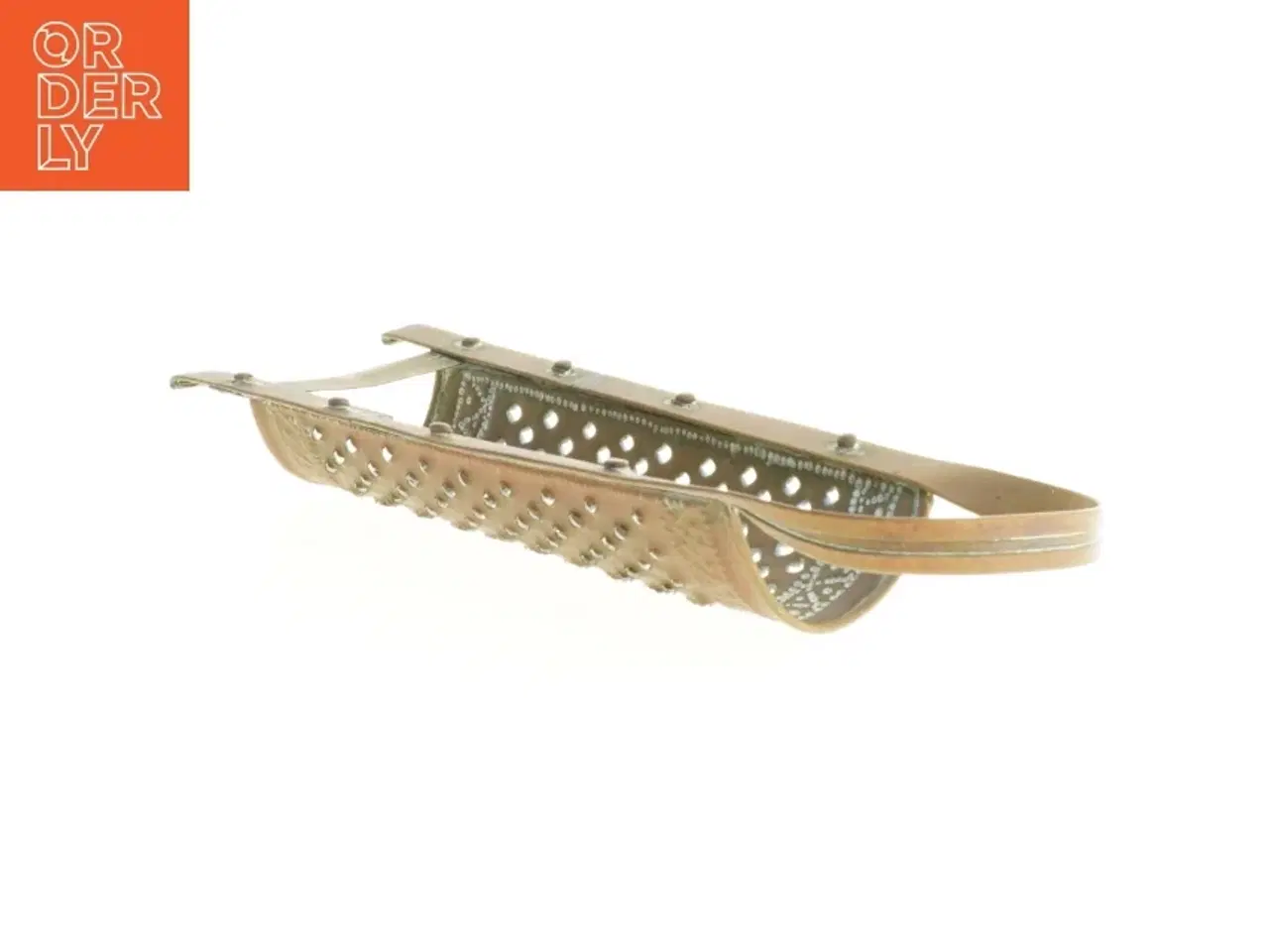 Billede 2 - Antikt Rivejern kobber/messing (str. 29 x 10 cm)