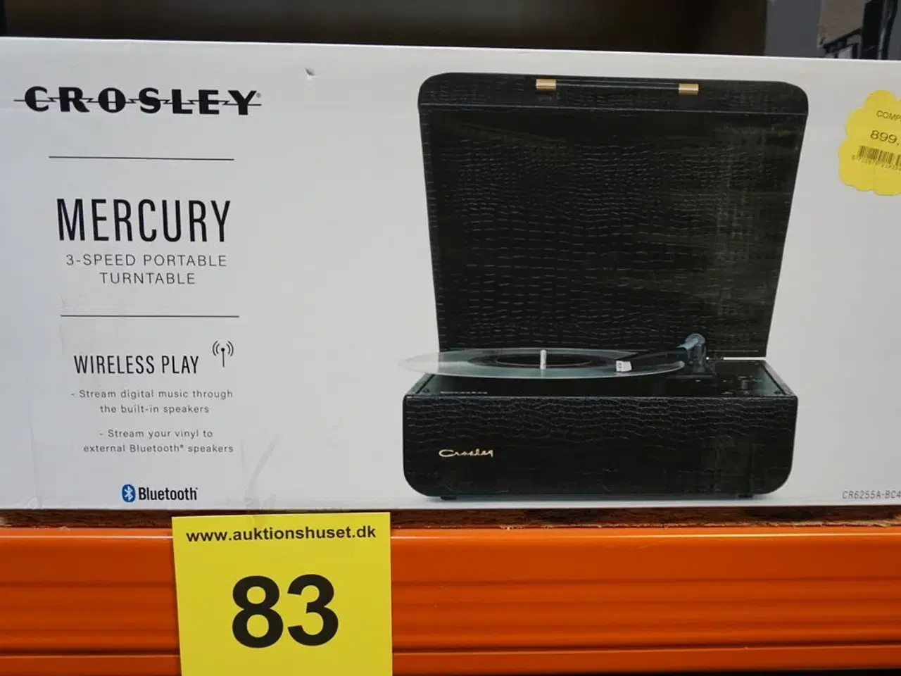 Billede 3 - Crosley Mercury Pladespiller med Bluetooth (Sort)