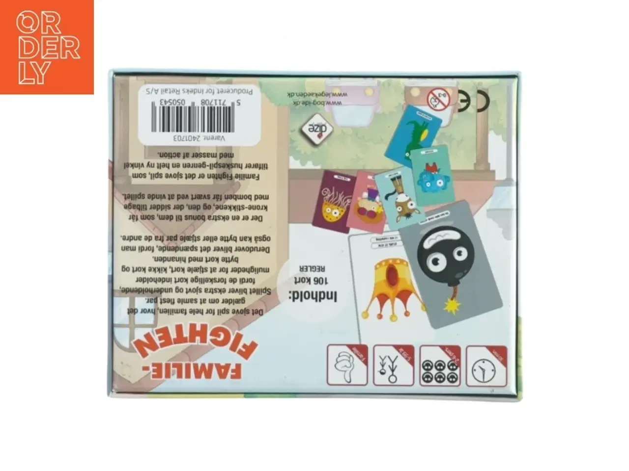 Billede 2 - Brætspil &#39;Familie Fighten&#39; fra Legekæden (str. 106 kort)