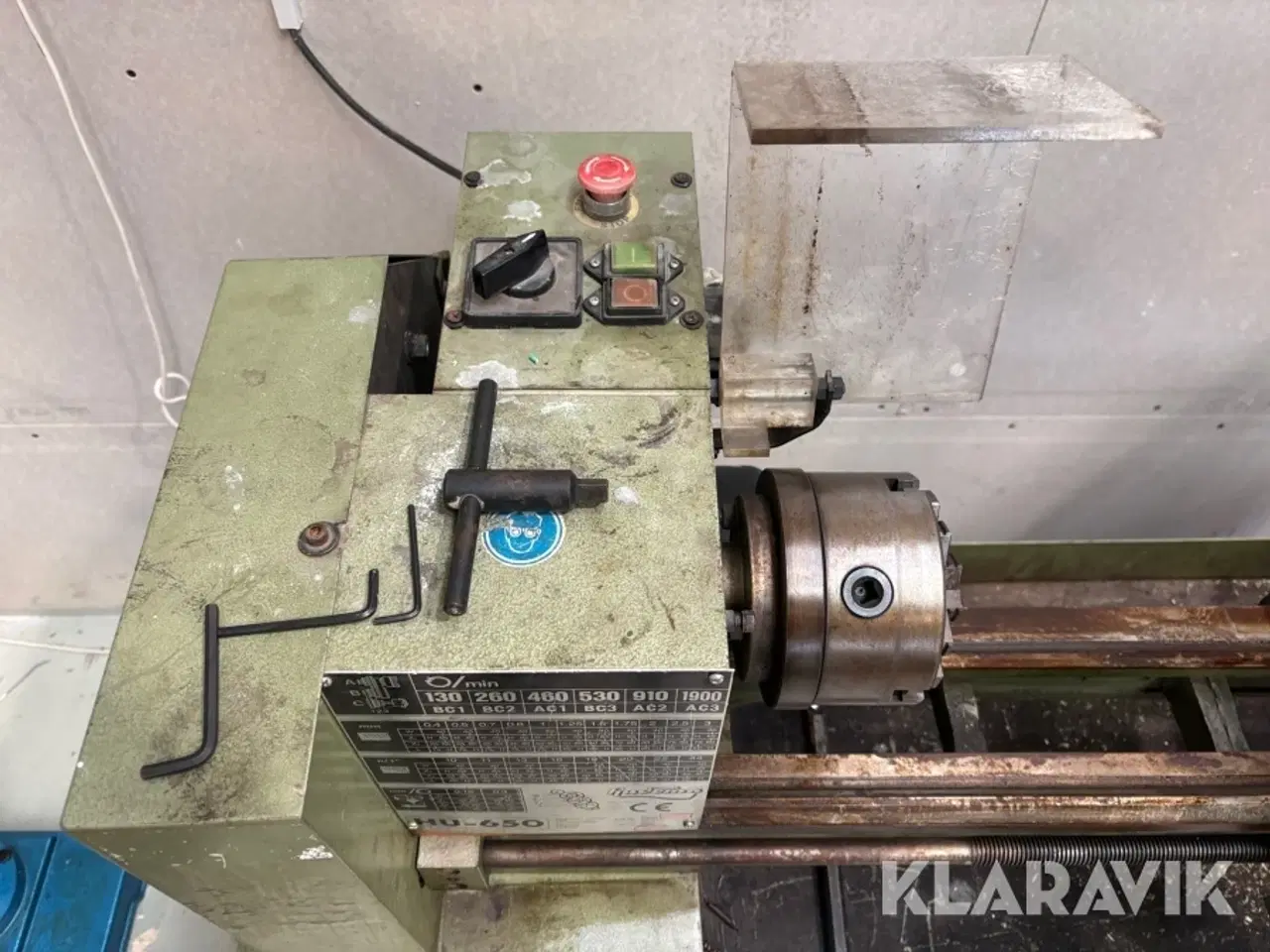 Billede 5 - Metal Drejebænk Huvema HU-650