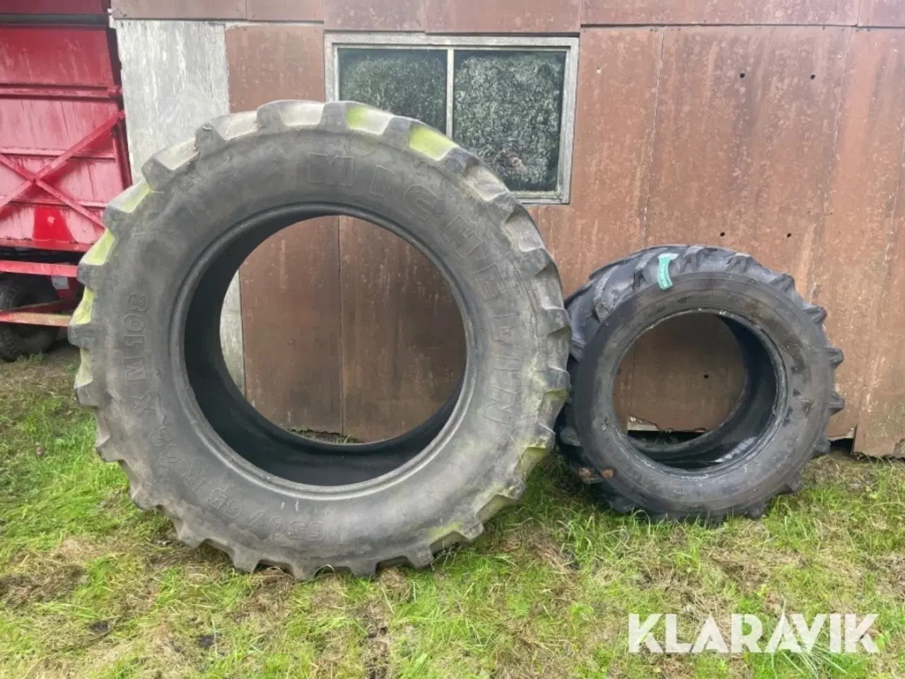 Billede 1 - Traktordæk & skovdæk Michelin & Nokian