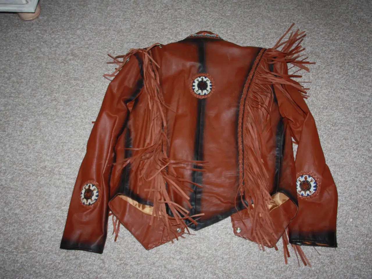 Billede 4 - Western Jacket Brown Traditional Cowboy Leather 