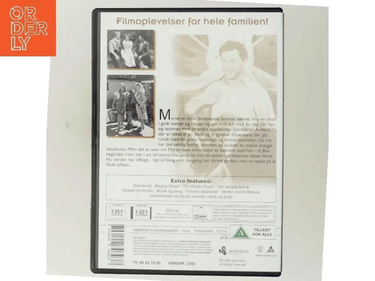 Billede 3 - Vagabonderne på Bakkegården med Chr. Arhoff (DVD)