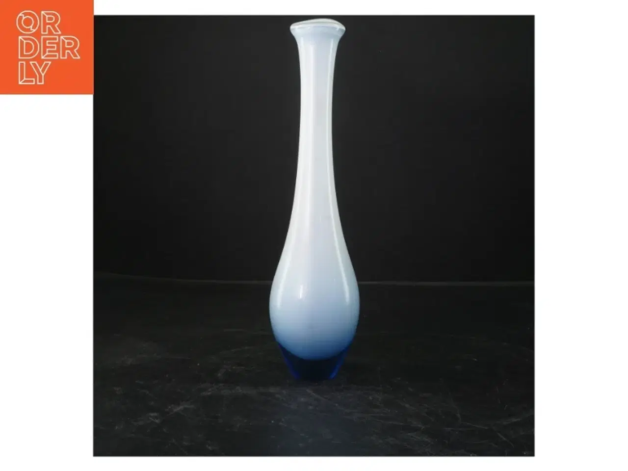 Billede 1 - Vase i glas (str. 32x8 cm)
