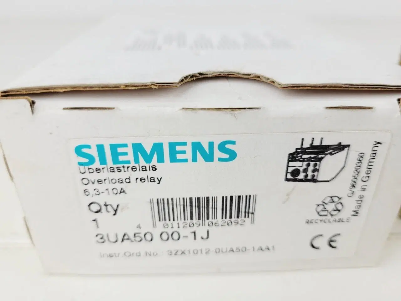 Billede 3 - Siemens 3UA50 00-1J overbelastningsrelæ