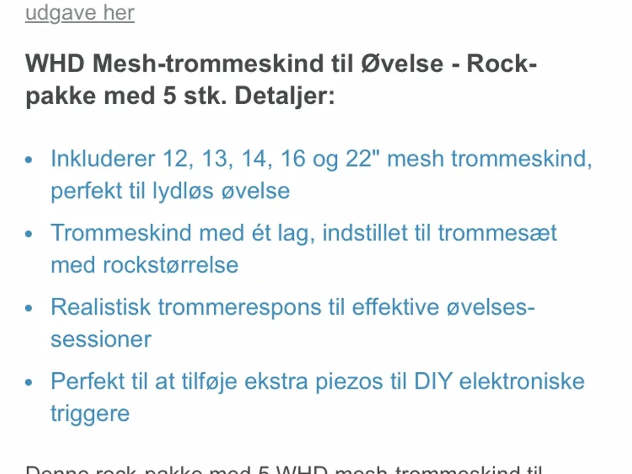 Billede 2 - Mesh trommeskind