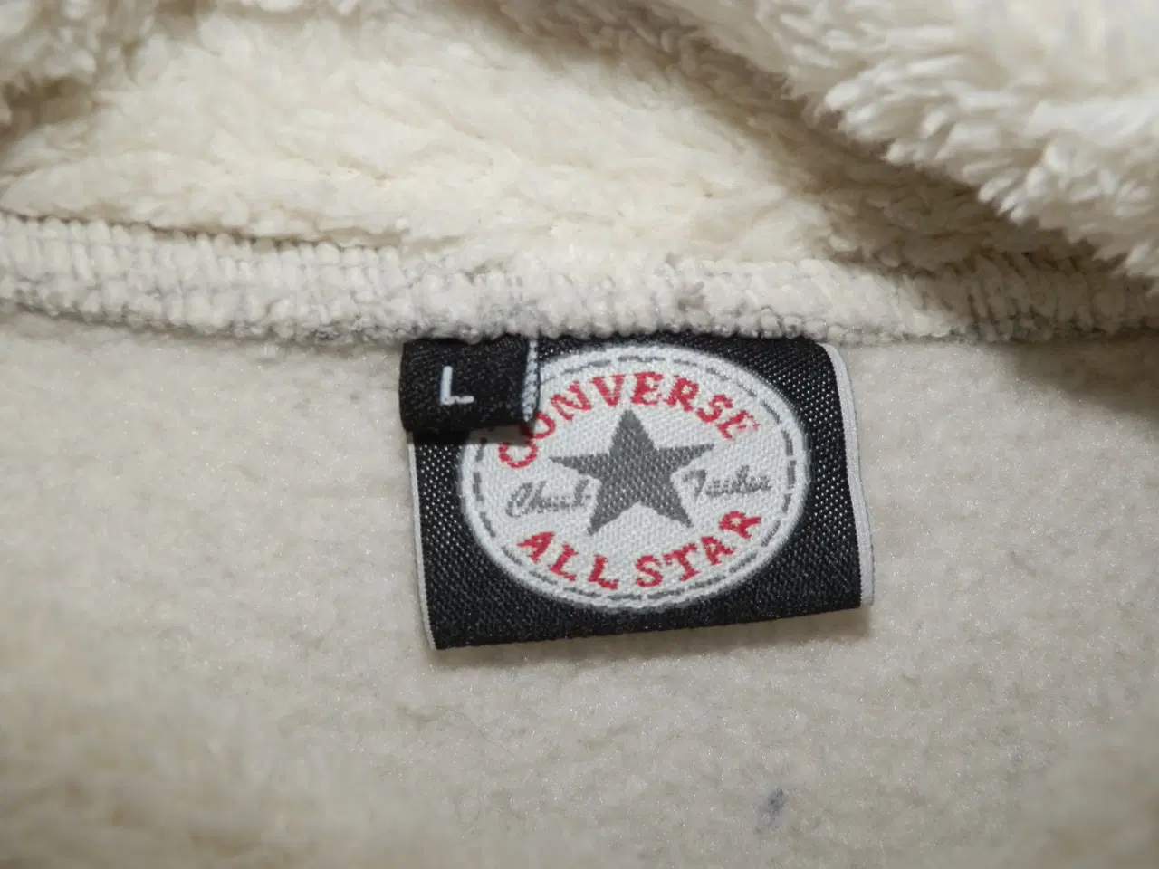 Billede 7 - Grå Converse All Star Logo Sweatshirt str. L
