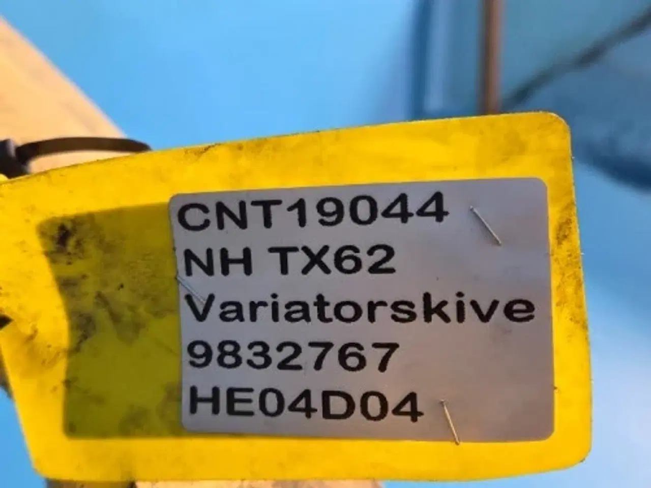 Billede 13 - New Holland TX62 Variatorskive 9832767