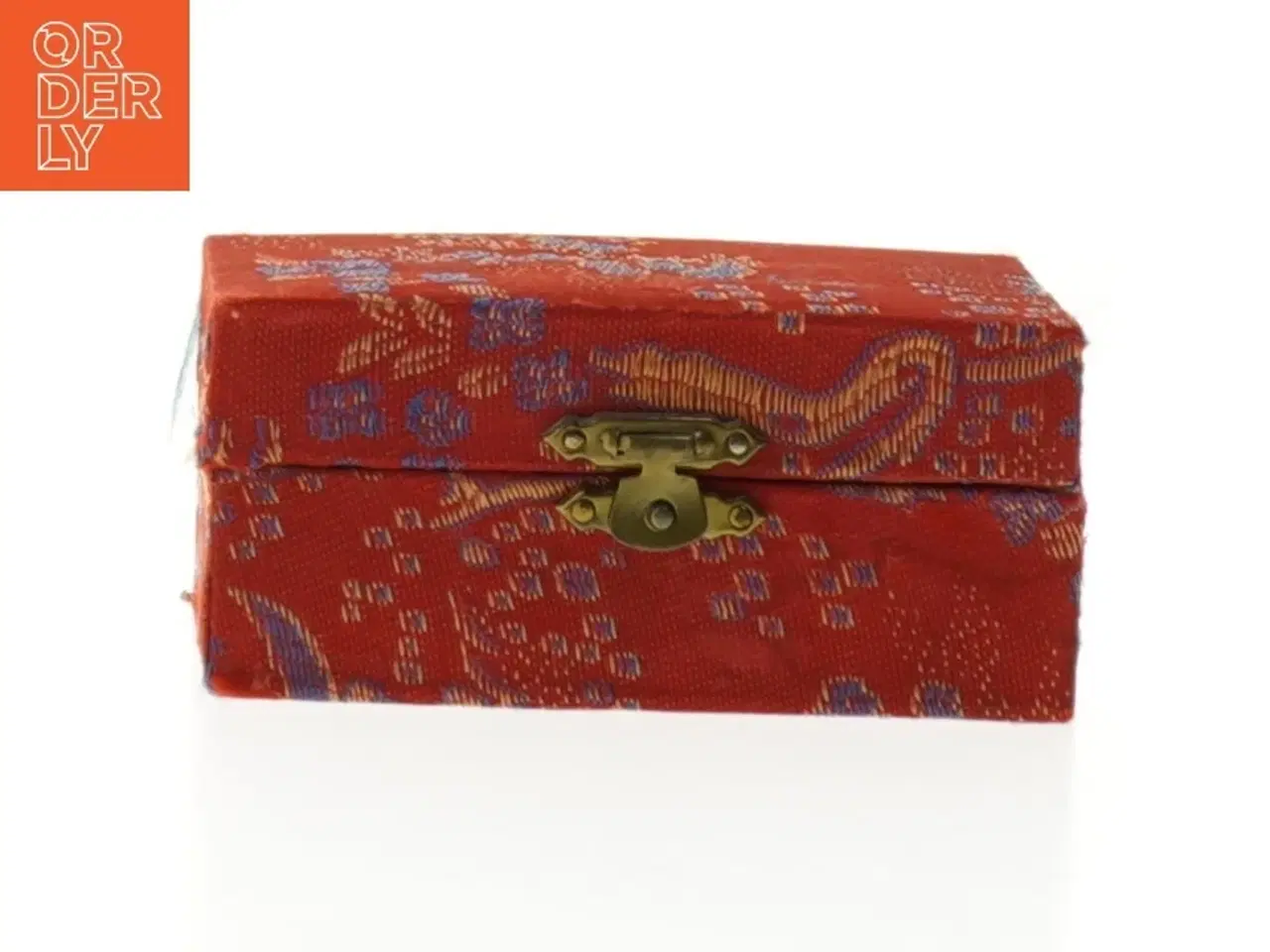 Billede 4 - Cloisonné kugler med broderet æske (str. 10,5 cm)