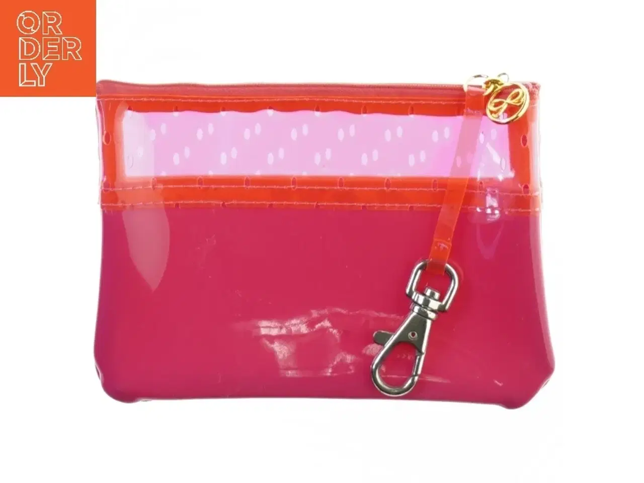 Billede 1 - Pink taskepung i plast (str. 20 x 13 cm)