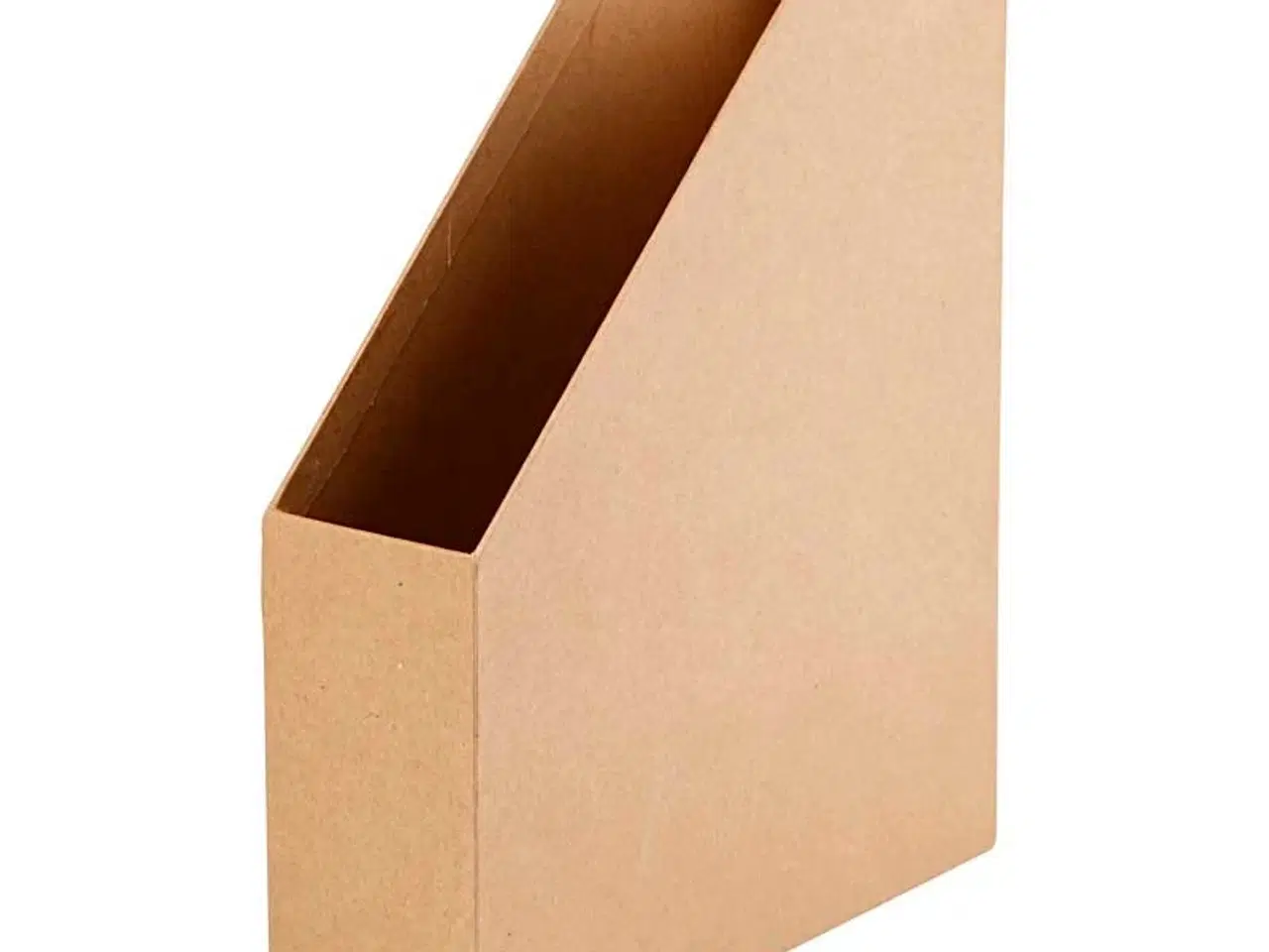 Billede 1 - Elegant Tidsskriftsholder i Groft Naturpapir