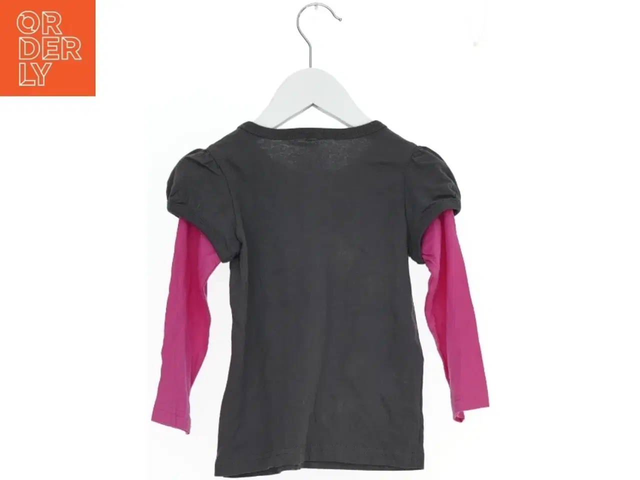 Billede 2 - Langærmet bluse med grafisk print fra H+t (str. 98)