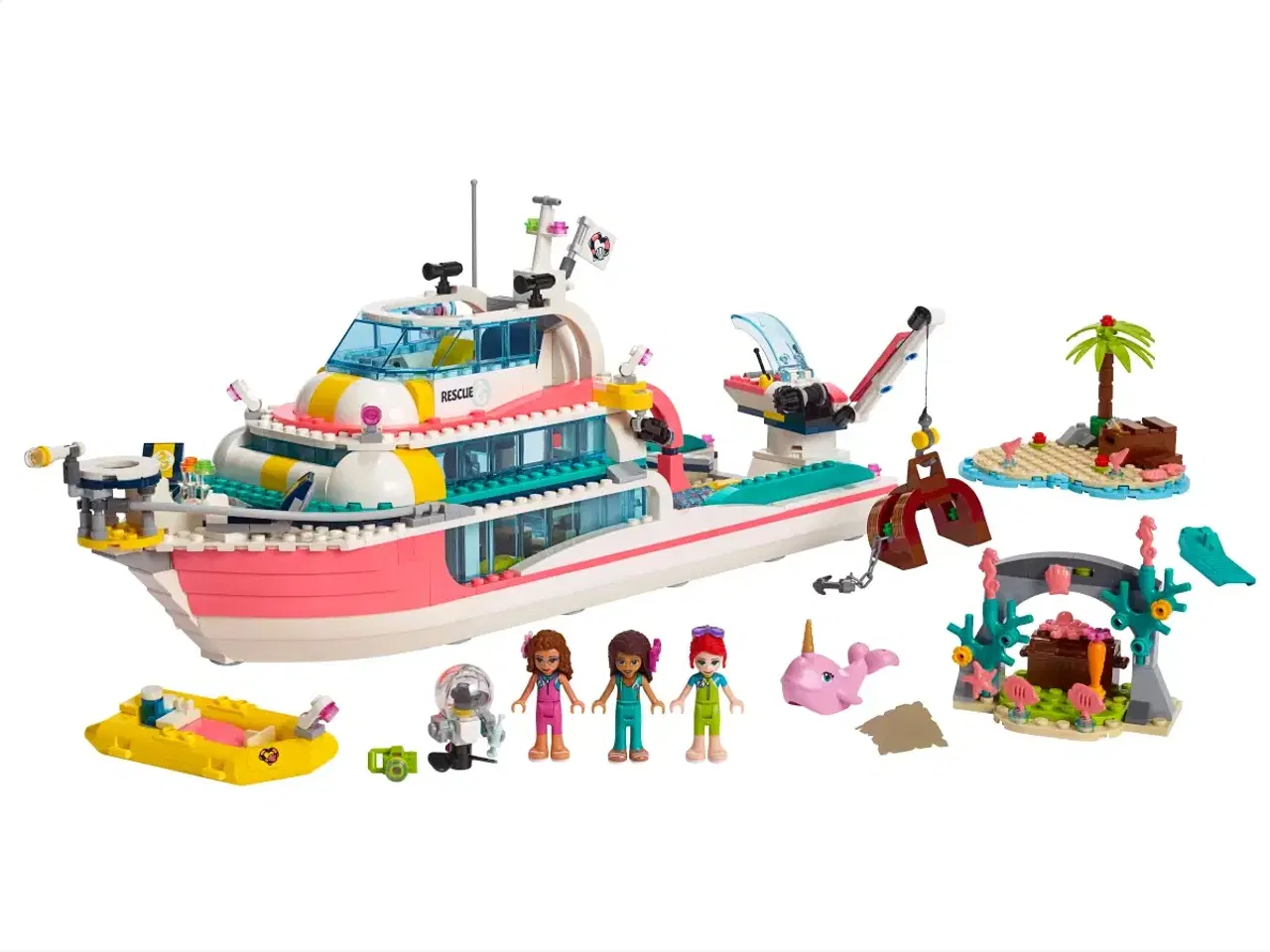 Billede 4 - Lego Friends, 41381 - Redningsmissionsbåd