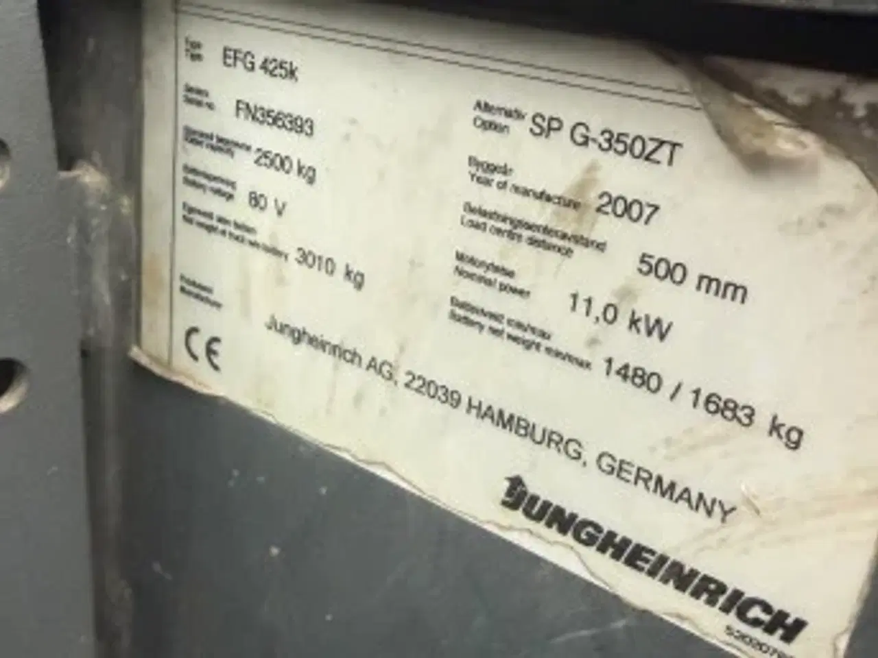 Billede 6 - 2500kg eltruck 