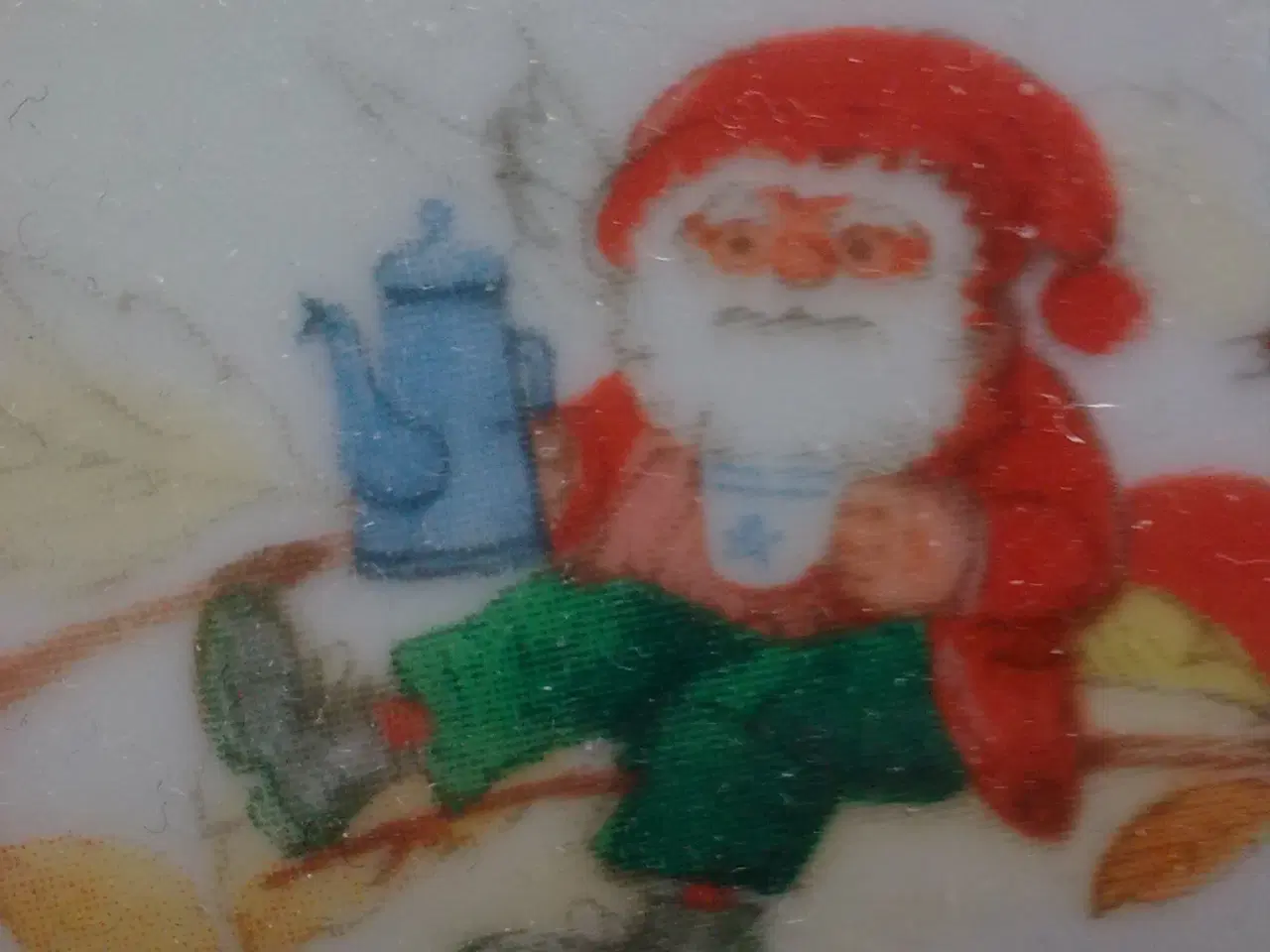 Billede 6 - Mads Stage JUL Natur Nissen hvid tallerken x 4