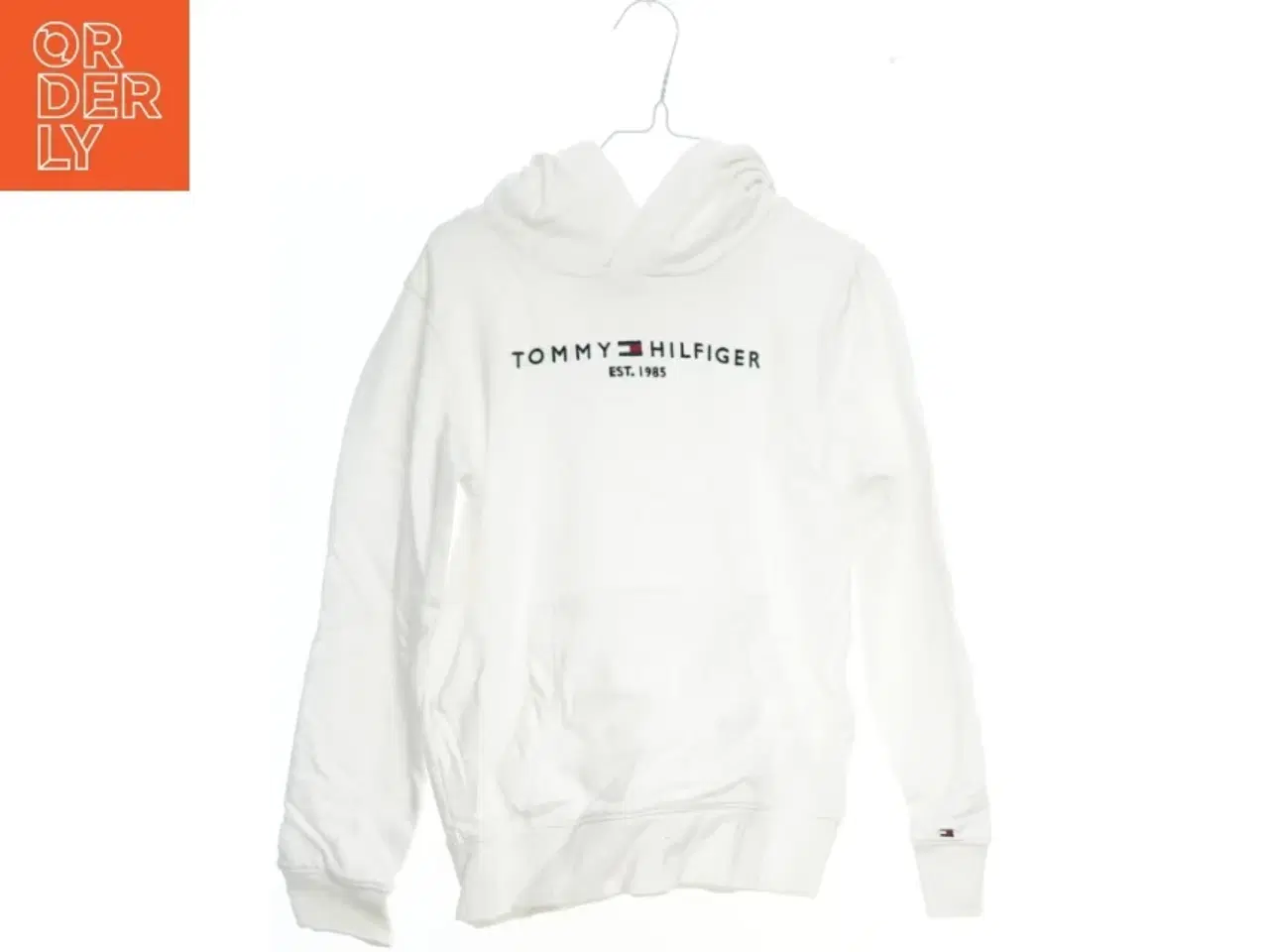 Billede 1 - Hvid Tommy Hilfiger hættetrøje fra Tommy Hilfiger (str. 140)