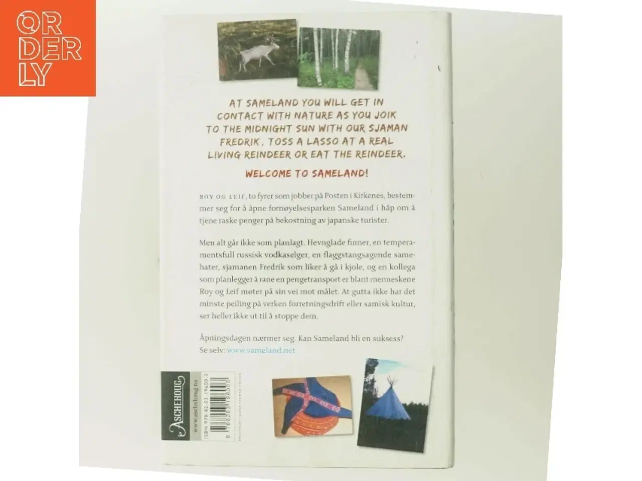 Billede 3 - Sameland : roman af Magne Hovden (Bog)