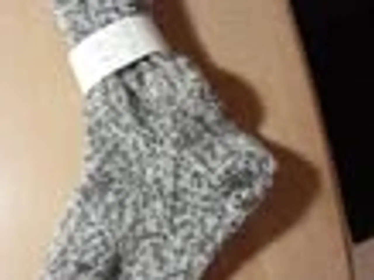 Billede 1 - hjemmestrikkede  ragsokker 