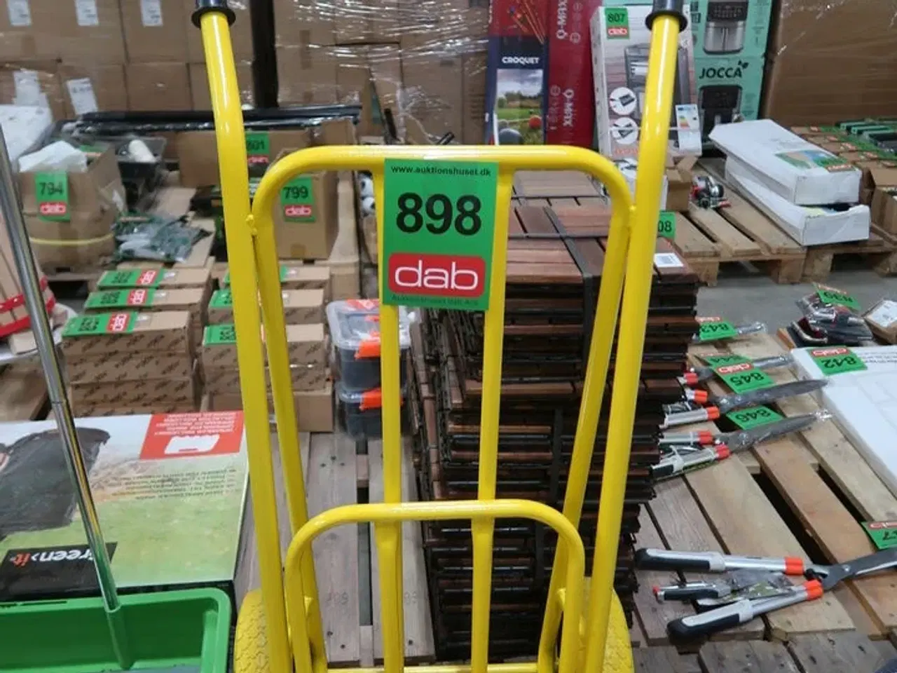 Billede 1 - Sækkevogn med udfaldsrampe -  250 kg