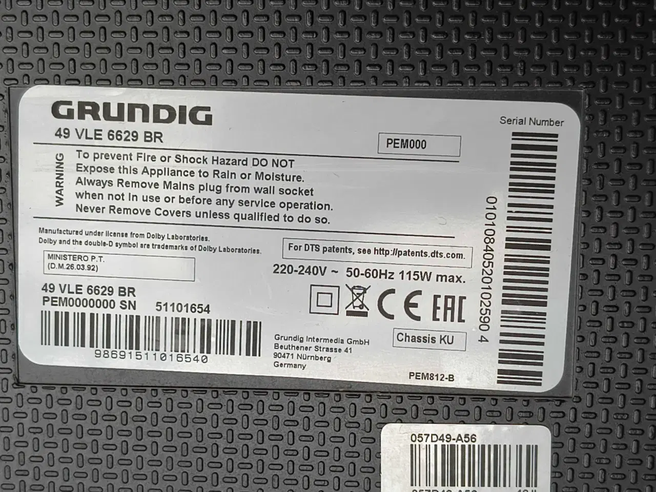 Billede 8 - Grundig 49"LED HDTV m.Android HDtv box + headset. 