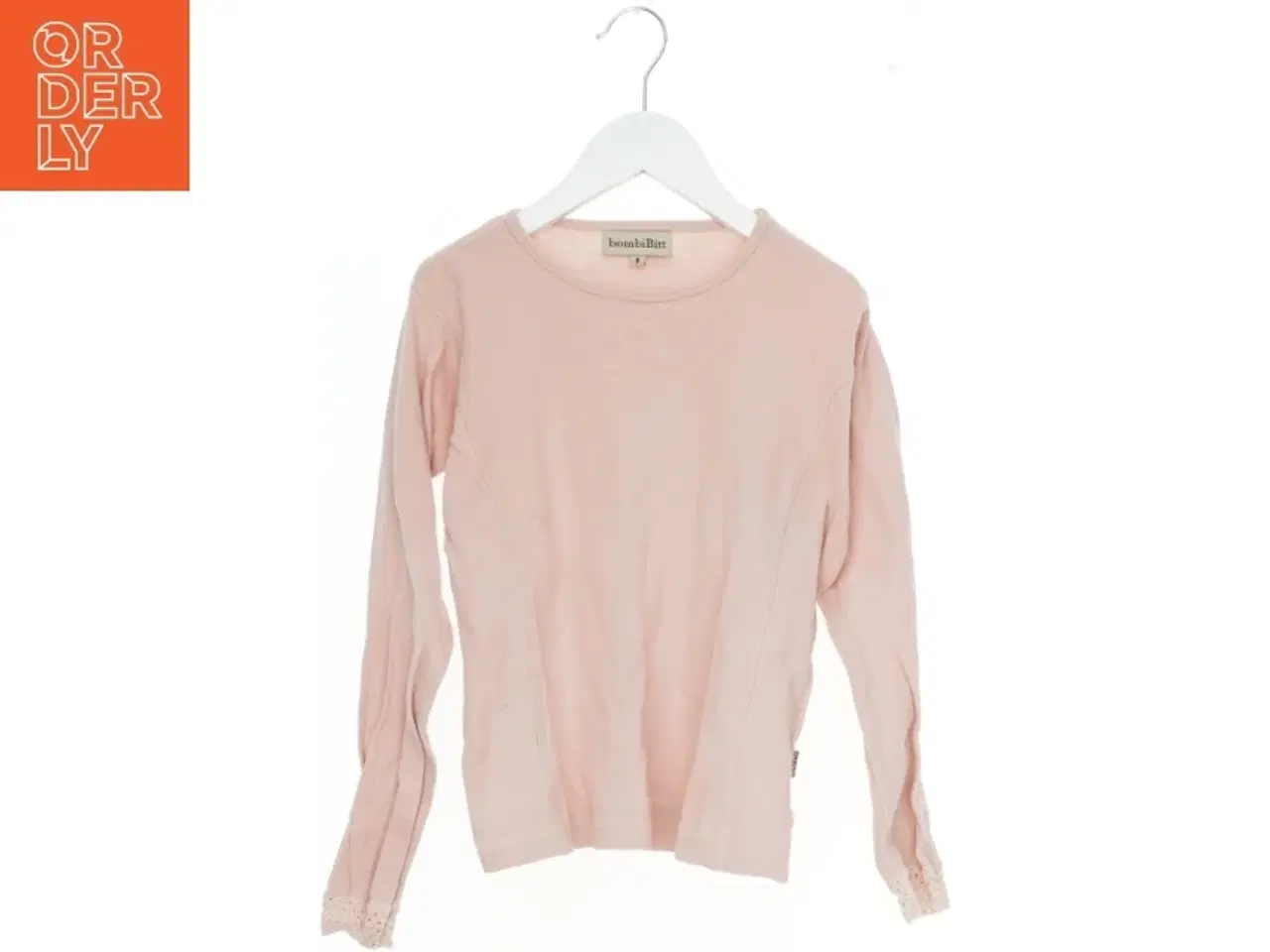 Billede 1 - Langærmet bluse i lyserød fra bombiBitt (str. 128)