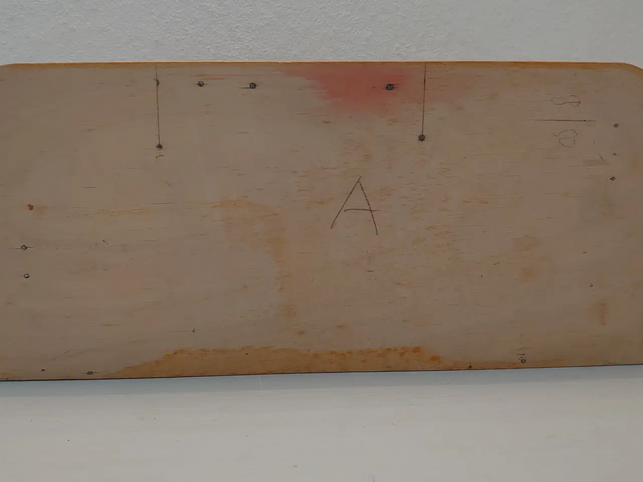 Billede 4 - Gammel træ købmandsbutik med 6 skuffer. L 29cm.