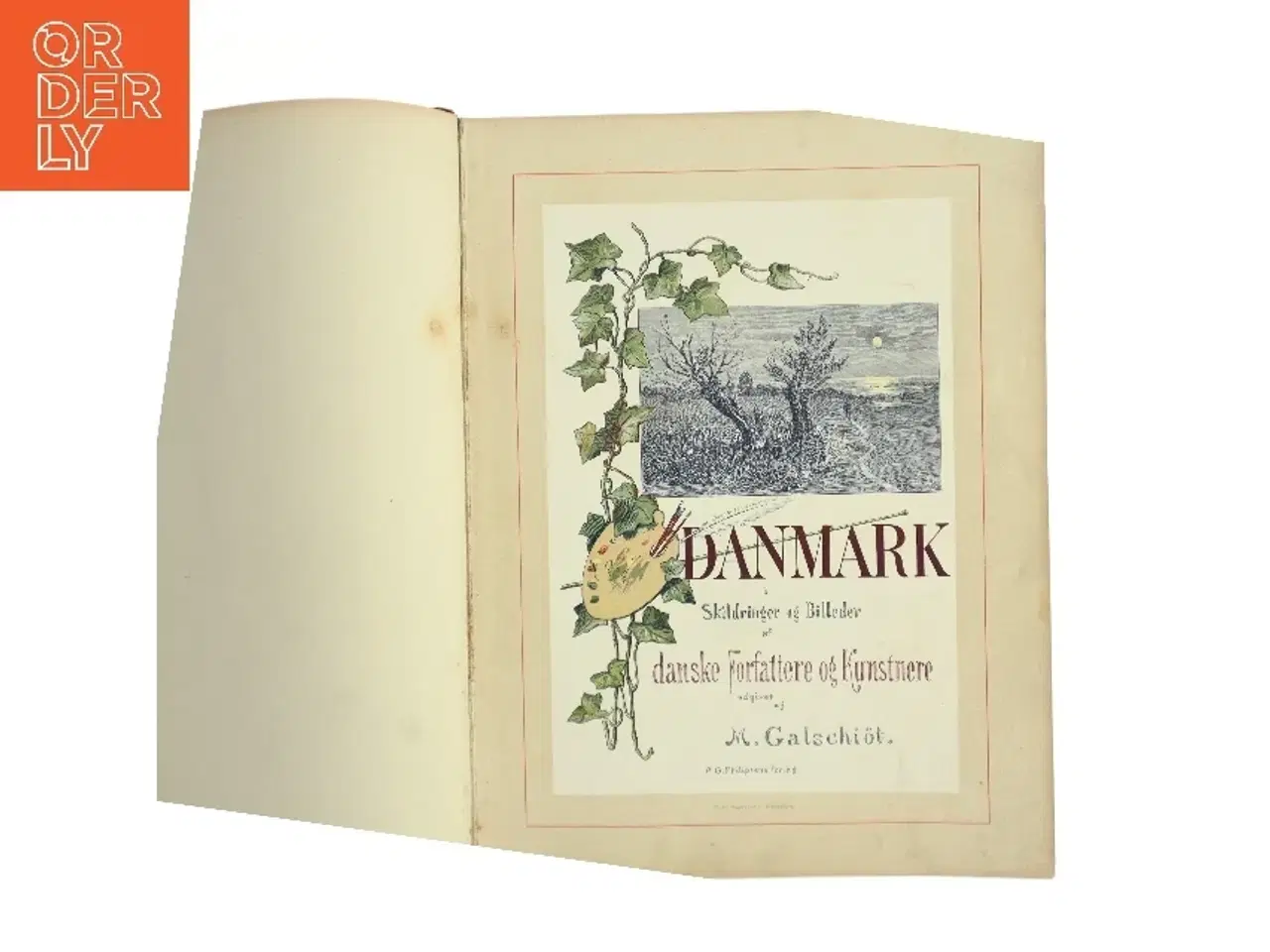 Billede 2 - Danmark i Skildringer og Billeder af M. Galschiøt (Bog)