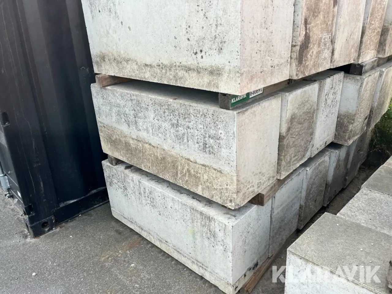 Billede 2 - Beton klodser Aarhuscememtvarefabrik 25 styk