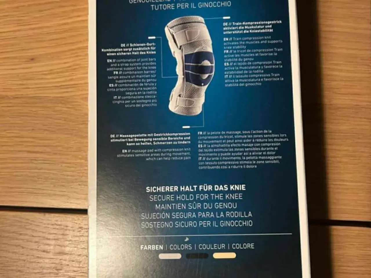 Billede 2 - Bauerfeind knæbandage i sort