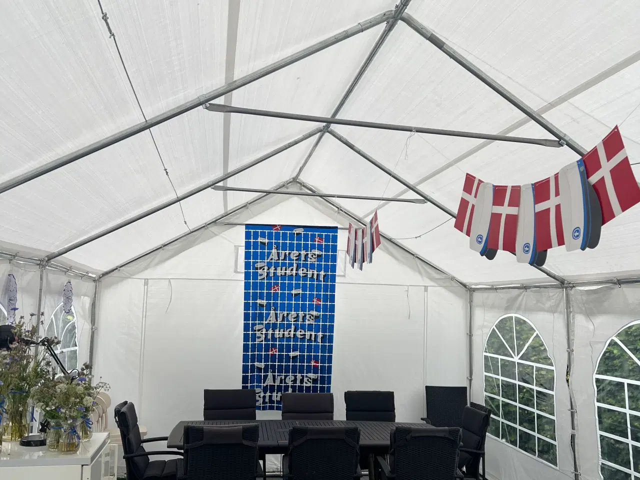 Billede 4 - Partytelt 4x8 meter med sidder, brugt