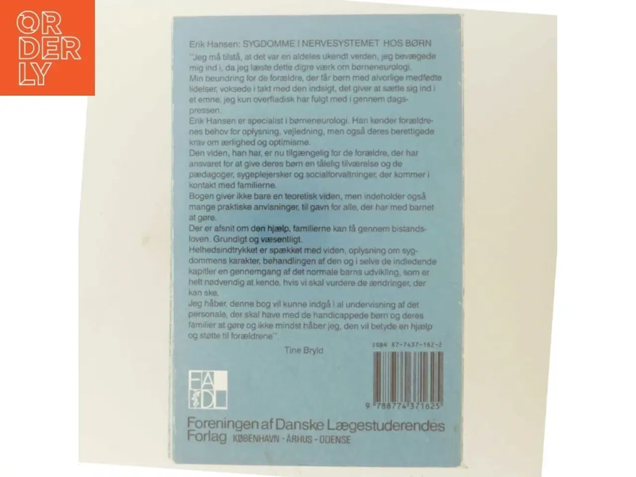 Billede 3 - Sygdomme i nervesystemet hos børn af Erik Hansen (f. 1927-04-25) (Bog)