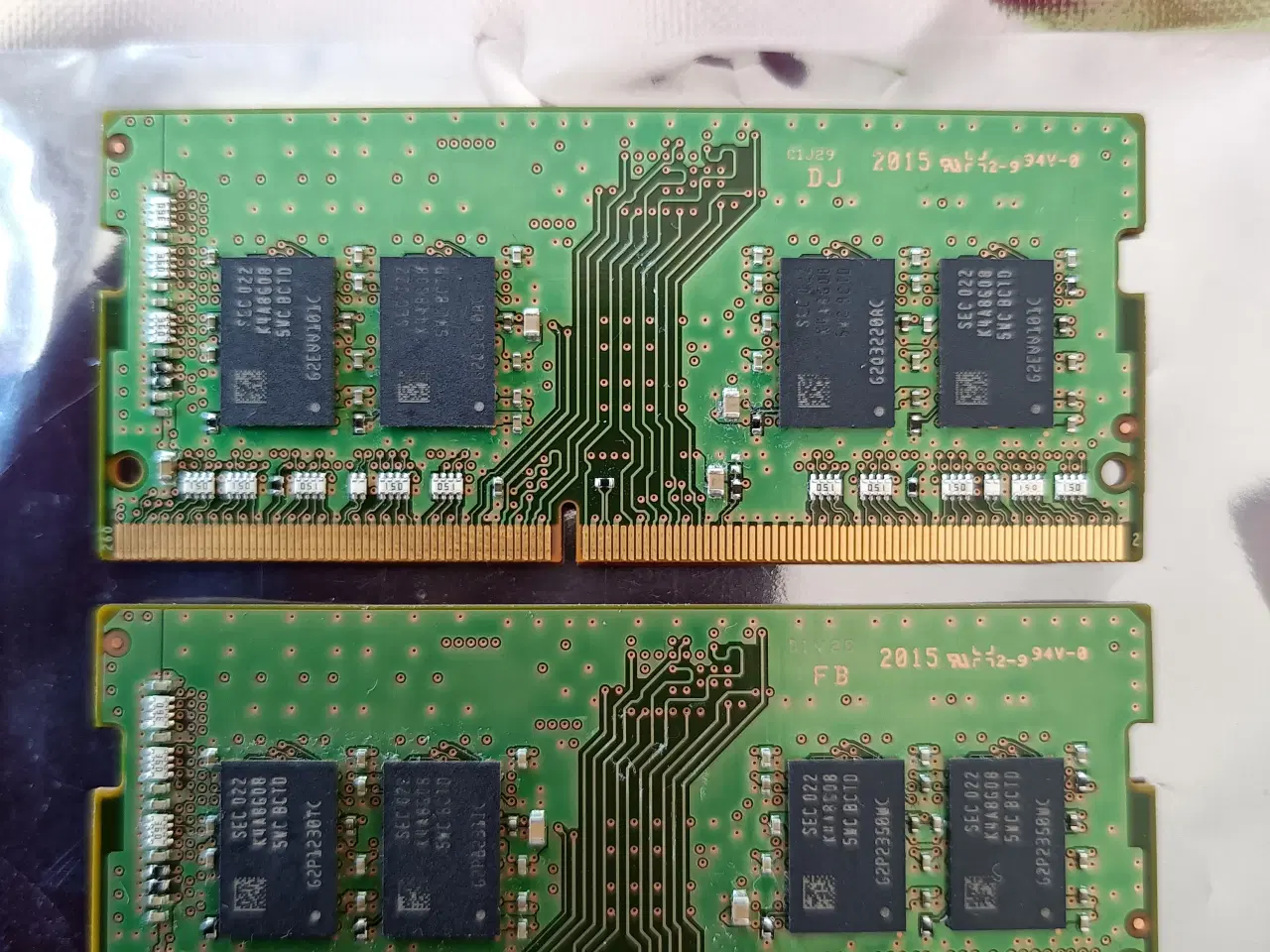 Billede 2 - 2 X 8 Gb sodimm pc4 Samsung til bærbar