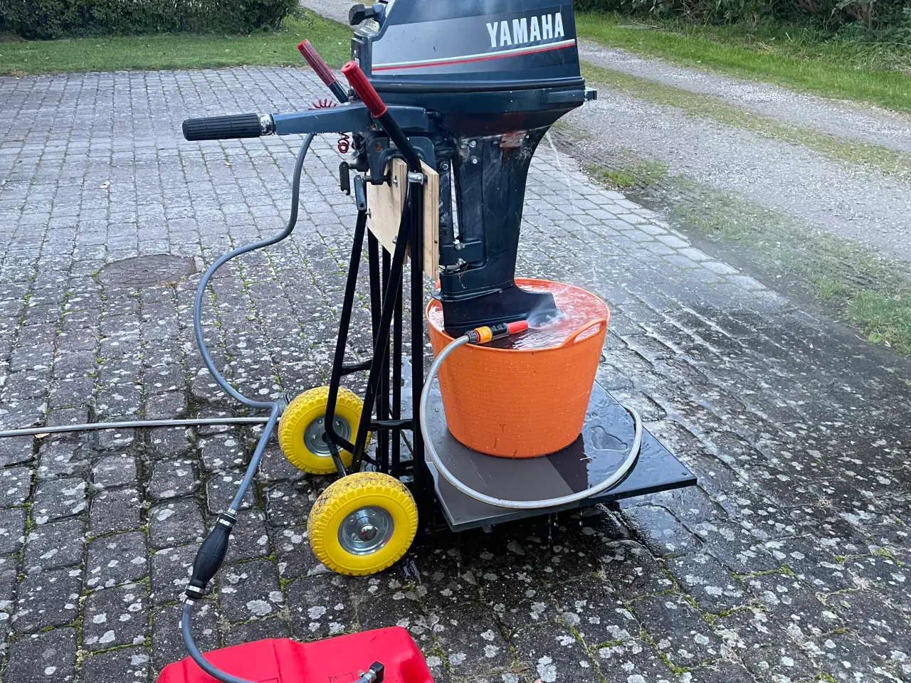 Billede 3 - Yamaha 9.9 (15) HK påhængsmotor med kort ben.