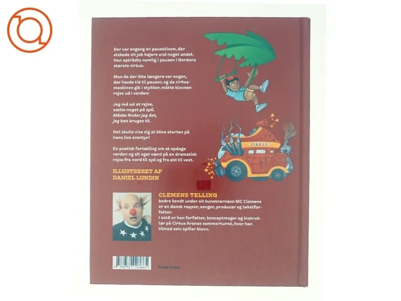 Billede 3 - Jagten på den tabte tåre : klovnen og kronprinsen af Clemens Telling (Bog)