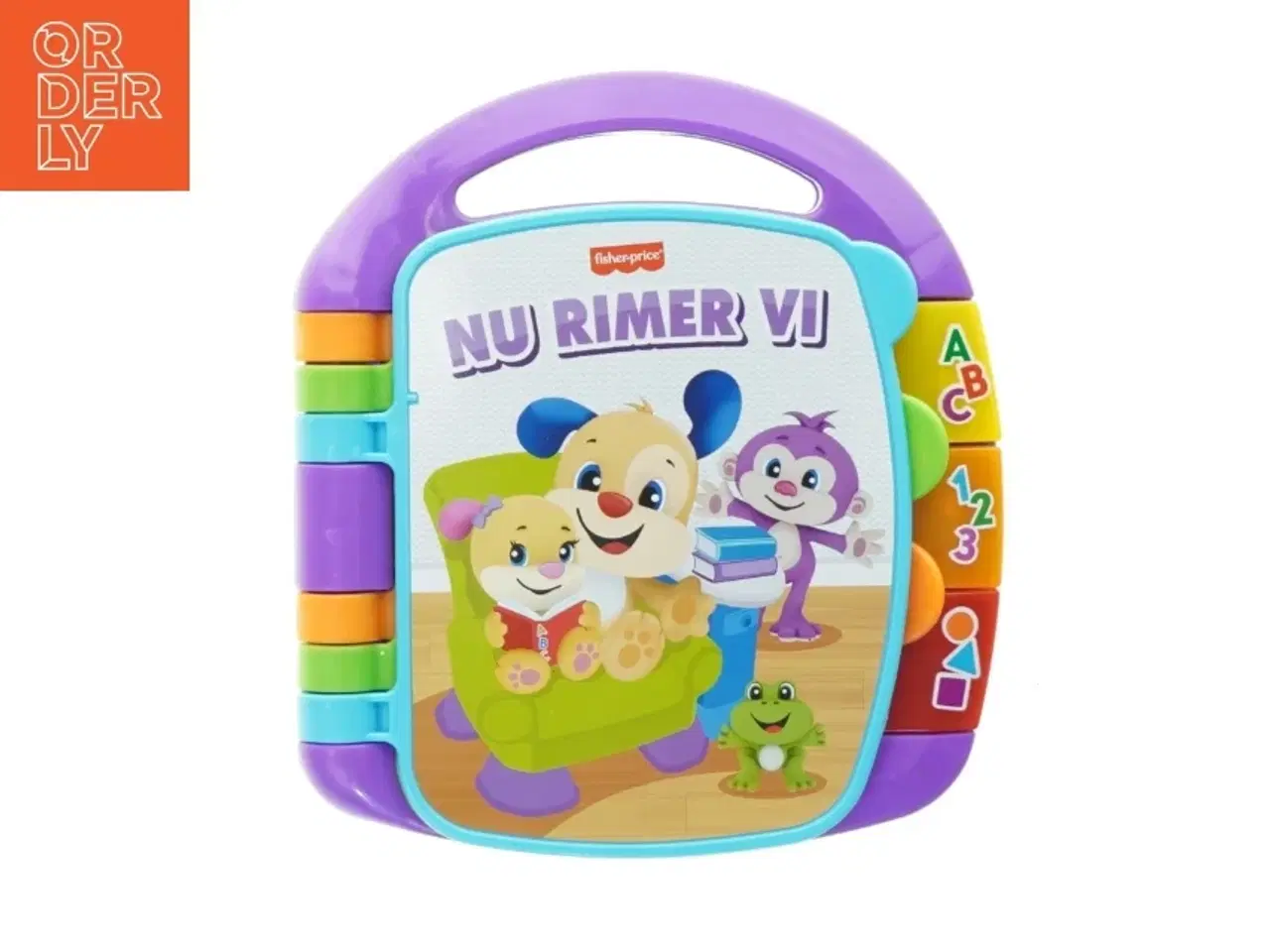 Billede 1 - Interaktiv bog fra Fisher-Price (str. 20x20 cm)