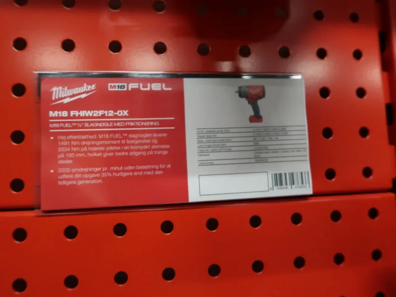 Billede 3 - Akku slagnøgle MILWAUKEE M18 FHIW2F12